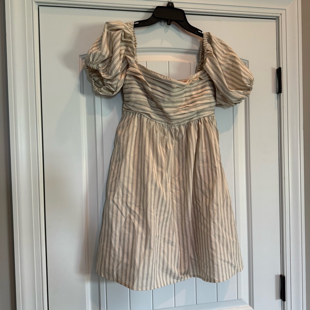 ABERCROMBIE EMERSON OFF THE SHOULDER SKORT ROMPER